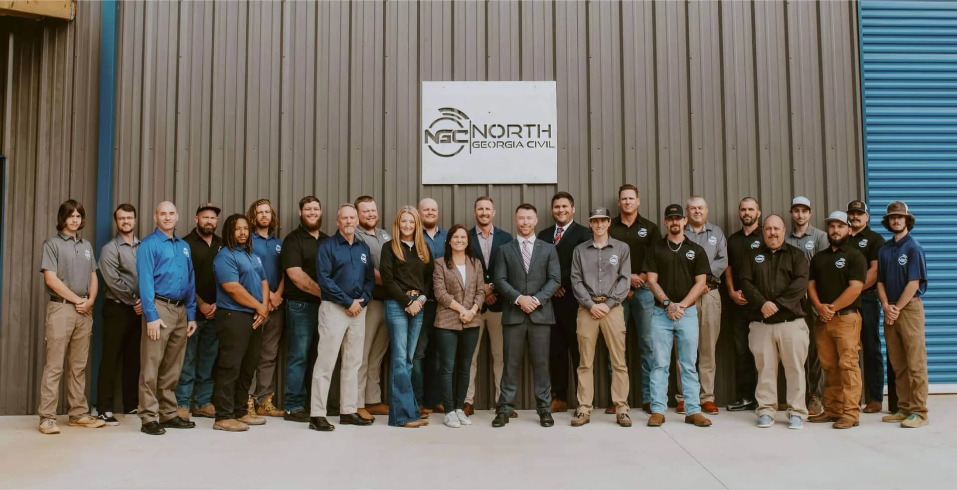 NGC General Contractors team members on site